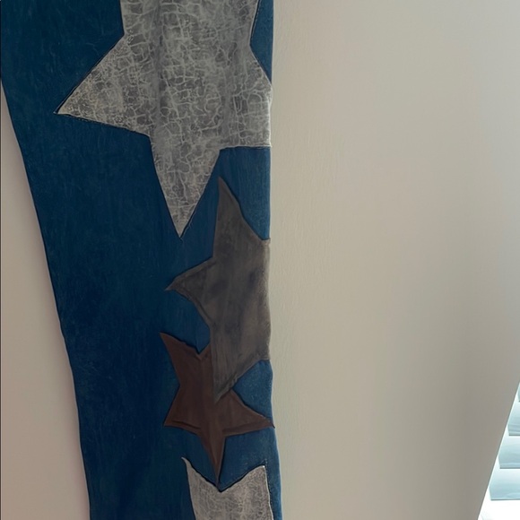 Denim and leather like patch jeans!!!size small
NWOT - Picture 10 of 11